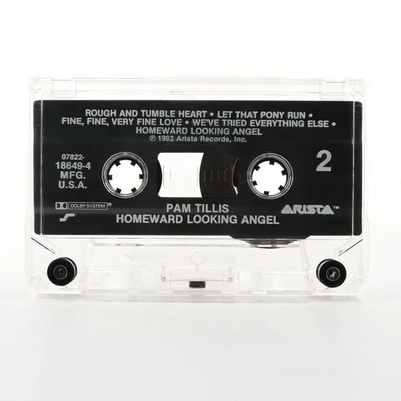 Homeward Looking Angel by Pam Tillis (Cassette Tape, 1992, Arista) 07822-18649-4 - Picture 5 of 6